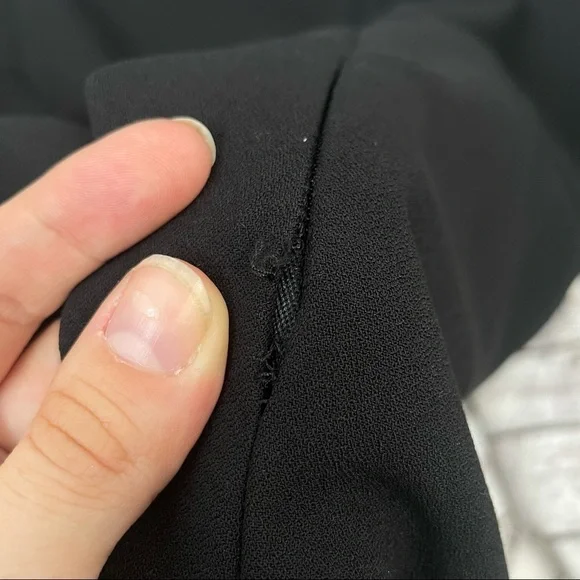 BCBGMAXAZRIA Black V-Neck Bell Sleeve Jumpsuit - Picture 10 of 10